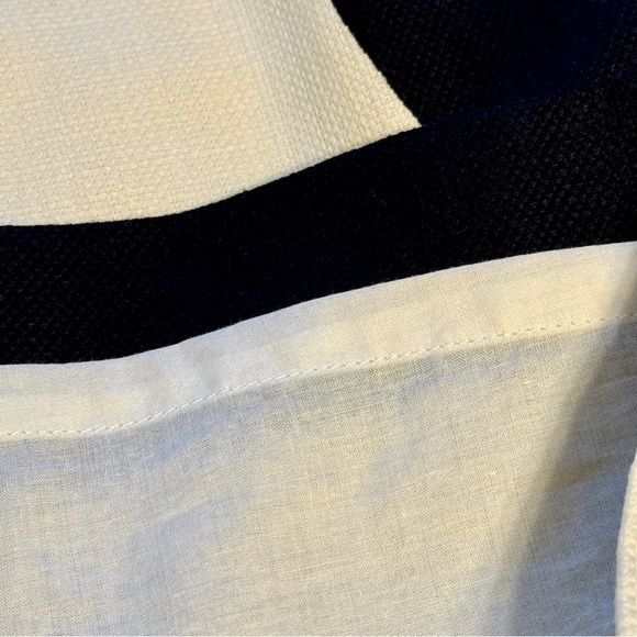 J. Crew Mini Dress Carrie Dot' Cotton Ivory Black Gorgeous! S 4 - Picture 13 of 16